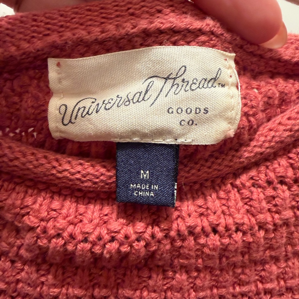 Universal Thread Rust Knit Sweater - Picture 2 of 3